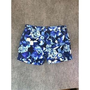 Polo Ralph Lauren Men's 6" Blue Tropical-Print Floral Swim Trunks Size 40